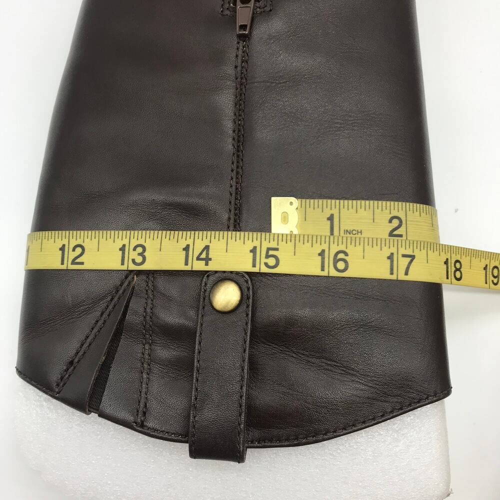 Inc International Concepts Womens Fawne Boots Brown Leather Knee High Zip 6.5 M - Picture 6 of 8